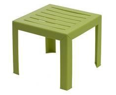 Grosfillex 53001183 Miami Mesa Auxiliar, Verde Anís, 40 x 40 cm