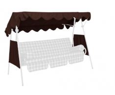 Angerer toldo para balancín de jardín 200 x 120 cm, Calidad swingtex, Color marrón