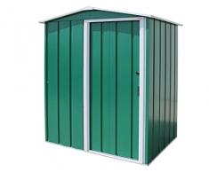 Duramax 5 x 4 ft Eco Metal cobertizo con OW Trim – Verde
