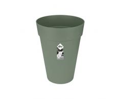 Elho Loft Urban Round High 35 - Macetero por Exterior - Ø 33.5 x H 45.3 cm - Verde/Pistache Green