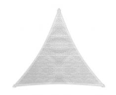 Windhager 10977 - Vela de sombra para patio, triangular 5m, color blanco
