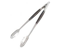 Campingaz Pinzas de barbacoa de acero inoxidable, extralargas para barbacoa de gas y carbón vegetal, aptas para lavavajillas, longitud 46 cm