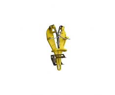 Giesser since 1776 - Made in Germany - Sharp easy, Afilador de cuchillos, con soporte, doble función, amarillo, 9980