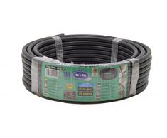 S&M 010019 010019-Tubería Manguera de riego por Goteo, 12 mm x 25 m, Color Negro, 34.00x34.00x10.00 cm
