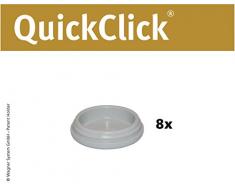 Wagner QuickClick® Suelo para sillas (Ultrasoft, Mecanismo QuickClick, 8 Unidades Hyper – Diámetro 20 Mm – 15792800