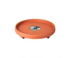 Elho Universal Planttaxi 40 - Plato por Interior Y Exterior Accesorios - Ø 38.2 x H 6.5 - Terra