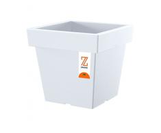 Zanvic Jardinera LoFly Low 240, 24 x 24 x 22 cm, Blanco, 24x24x22 cm, ZA169