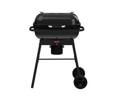 Barbecook Magnus Original barbacoa carbón vegetal, parrilla barbacoa, negro, 85x64x110cm