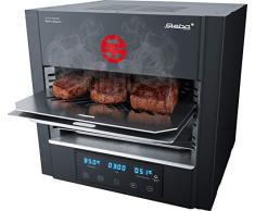 Power Steak Grill, Parrilla eléctrica para filetes - Steba PS E2600 XL DEVIL’S HEAVEN, Negro