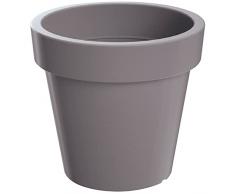 Maceta de plastico Lofly en color gris 49 (largo) x 49 (ancho) x 45,5 (alto) cm