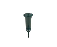 greemotion Florero para Tumba (1,1 L, 37 cm, plástico, Resistente a la Intemperie)