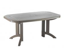 GROSFILLEX 52174181 Mesa Vega Abatible 165 x 100, Taupe, 165 x 100 x 72 cm