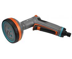 Gardena Comfort 18315-20 - Ducha Multiusos para regar y Limpiar, 5 Tipos de Chorro, Dispositivo de Bloqueo, regulación Continua