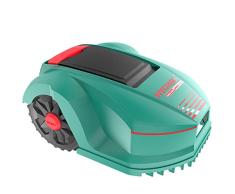 Robot Cortacésped 24V, HYCHIKA 3500RPM Robot para Superficies hasta 800 m², IPX4 Impermeable, 3 Cuchillas, Altura máx de Corte 55MM, Ancho 200MM, Protección Antirrobo, Cable Delimitador, Ganchos