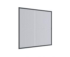 Windhager Tensor Expert, mosquitera Marco de Aluminio para Ventanas 140 x 150 cm, Antracita, 03998