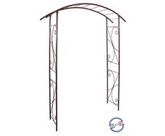 Louis Moulin Luis Molino 3416 Puente Arco jardín Metal Hierro Envejecido 148 x 207 cm