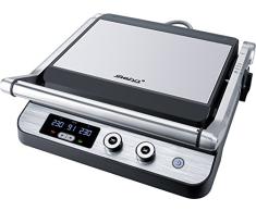 Parrilla eléctrico Low-Fat Negro/Acero Inoxidable Steba FG 120