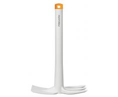 Fiskars Combinación de Azada y Horca, Blanco/Naranja, Plástico reforzado con Fibra de Vidrio, 1027035
