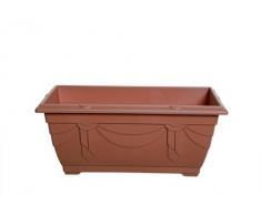 Whitefurze G02026 - Macetero de ventana para plantas, marrón