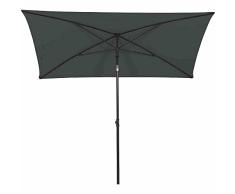 Siena Garden City - Sombrilla para Media (140 x 210 cm, Estructura de Acero Antracita, Funda 100% poliéster, 160 g/m², Factor de protección Solar UPF 50 +