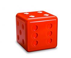 Lettera G Portavelas Dada, 27 x 27 x 28 cm Color Naranja, portavelas de metacrilato (Made in Italy