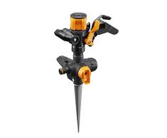 FISKARS 1027029 Aspersor de impulsos on/Off para Fijar en Suelo, Estándar