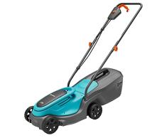 Gardena cortacésped a batería PowerMax 30/18V P4A sin batería: ancho de corte 30 cm, altura de corte 35-65 mm, capacidad 25 l, mango ergonómico, barra plegable, motor sin escobilla (14630-55)