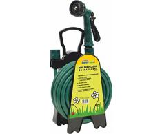 MERCATOOLS Kit de Manguera de Ø8 para jardín con Pistola de 6 Posiciones Rollo de 10 m