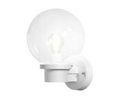 Konstsmide Nemi 7335-250 - Lámpara de pared (20 x 29 x 21,5 cm, 60 W, IP44, plástico), color blanco