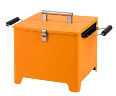 Tepro Carbón Vegetal Barbacoa Cube, Color Naranja