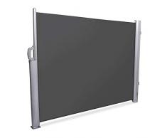 Toldo lateral Noor Exclusivo 160x350 cm Protector de pantalla antracita Terraza Balcón Protector solar Parabrisas Toldo de pared lateral