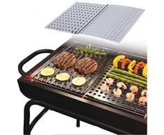 BBQ Rejillas Plancha, Plateado