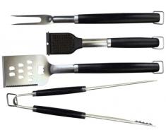 Charcoal Companion Set de Utensilios para Barbacoa de 4 Piezas Chef