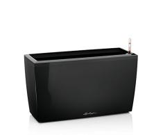 Lechuza 18809 - Maceta Cararo Premium Kit Completo, Color Negro (70 x 30 x 43)