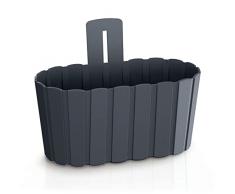 Maceta de pared BOARDEE WALL 3,3L., dimensiones (mm) 274x150x202, color Antracita