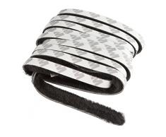 Windhager Protección contra Insectos Cepillo sellador, para Puertas y Ventanas de persianas enrollables, Autoadhesivo, Negro, 200 cm, 03787