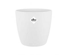 Elho Brussels Round 18 - Macetero - White - Interior - Ø 18.2 x A 16.7 cm