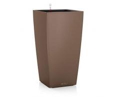 Lechuza 13161 - Maceta Cubico Color 22 Kit completo, color nuez moscada (22 x 22 x 41)