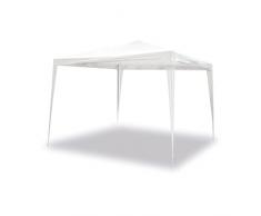 SmartSun Carpa Desmontable Blanca 3x3m de Jardin, terraza, Playa