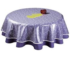 GRASEKAMP Qualität seit 1972 Protector de mantel de PVC, 160 x 210 cm, ovalado