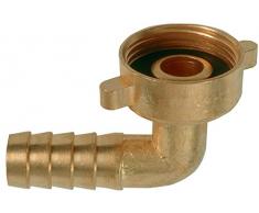 Cornat válvulas y Conexiones ángulo de unión, latón, 90 Grados, Rosca Interior 3/4 Pulgadas para grifos con Rosca Exterior de 3/4 Pulgadas Plus mangueras de Agua 1/2 Pulgadas