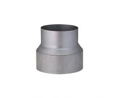 Kamino-Flam 331705 Senotherm Junta en /ángulo de 90/° para Tubos de Chimenea Color Negro 2 mm, con portezuela de 120 mm