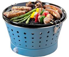 Food & Fun Grillerette Classic - Barbacoa portátil sin humo, parrilla 37 cm