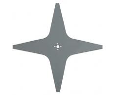 Arnold Mähklinge AR16 passend für Ambrogio, Herkules und Wiper Mähroboter, 290 mm / 4-Schneiden/gebogen 1111-AM-000 1111-AM-0001 AR16-Hoja de segar para Robot cortacésped Cortes, Curvada, Gris