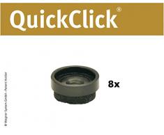 WAGNER QuickClick® 15810400 - Protectores para sillas (8 Unidades, 17 mm de diámetro)