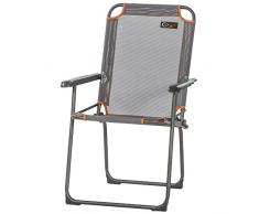 Portal d65721 Ben Camping Sillón, Gris, 45 x 42 x 92 cm