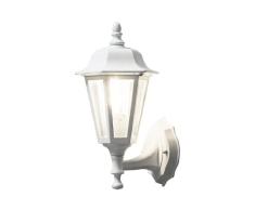 Konst Smide 7094-250 - Lámpara de Pared (21 x 23 x 33 cm, se Incluye 1 Bombilla de 75 W, IP23, Aluminio Pintado), Color Blanco
