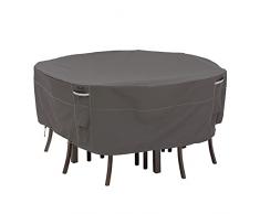 Classic Accessories 55-158-045101-00 Ravenna - Juego de Mesa de Patio y Silla Redonda