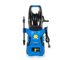 Goodyear – Hidrolimpiadora 170 Bares 450 l/h 2.200W. Máquina Hidrolavadora con Filtro de Entrada de Agua con Enchufe Rápido. Radio de Acción 9m. Lanza Regulable/Turbo