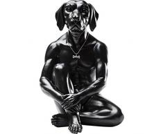 Kare Deko Figura Decorativa, Gangster Dog, Negro, 33 x 17 x 26 cm